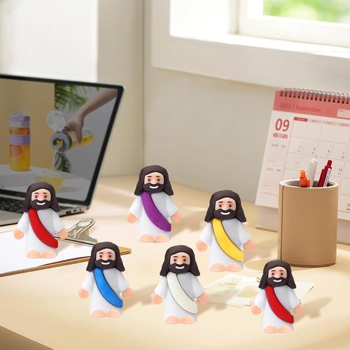 AKFAHOIF Mini Jesus Figures - Set of 30 Tiny Action Figures for Easter Egg Stuffers & Religious Gifts