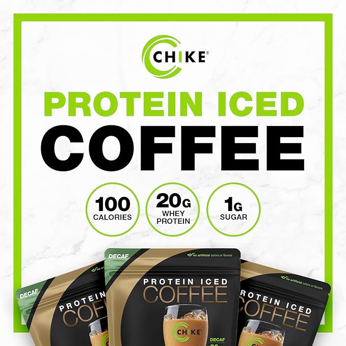CHIKE Decaf Cappuccino Protein Coffee