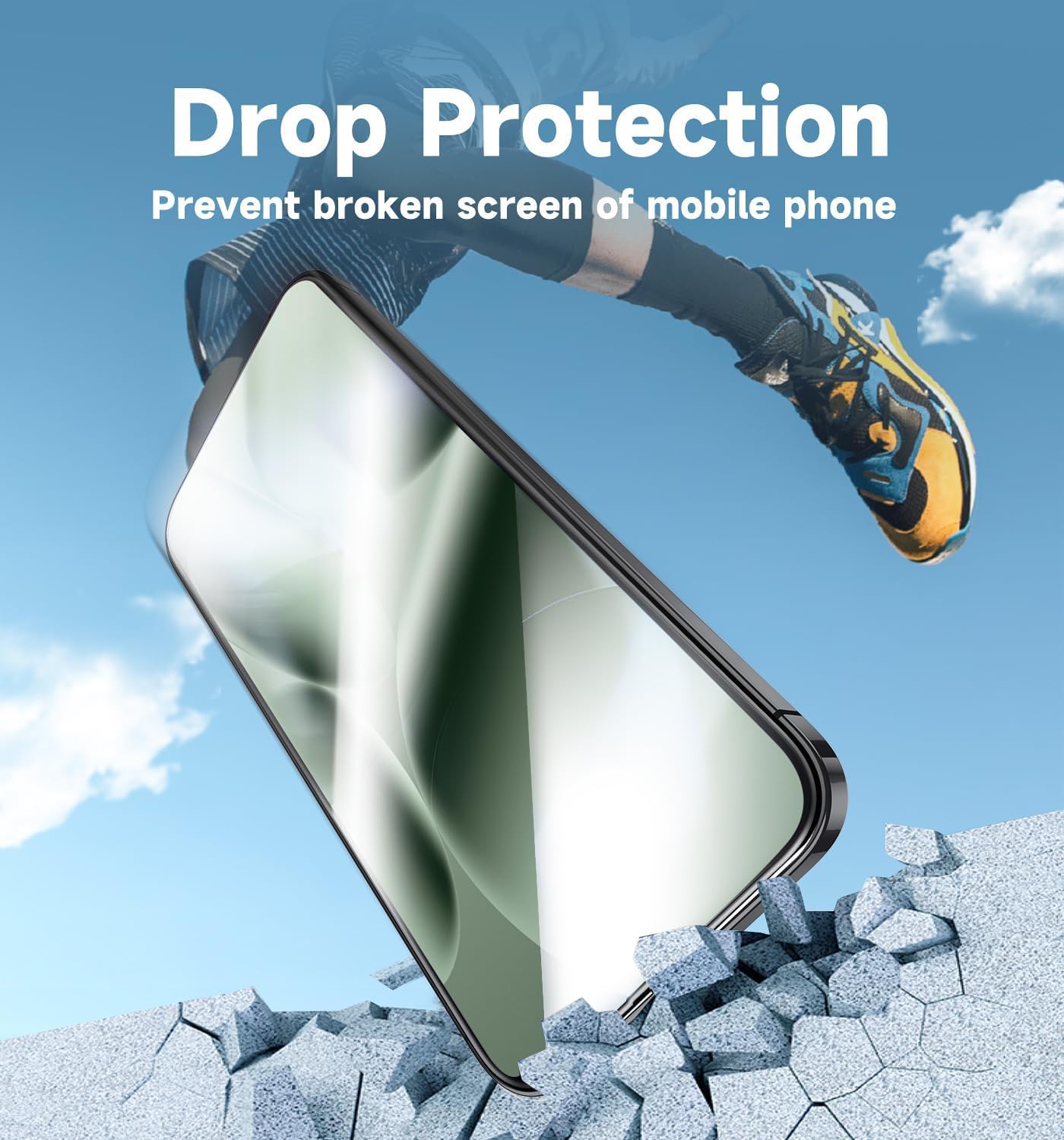 2 Pack 10 MAGIC JOHN for Google Pixel Google Pixel Pro XL Tempered Glass Screen Protector, Auto Dust-Elimination