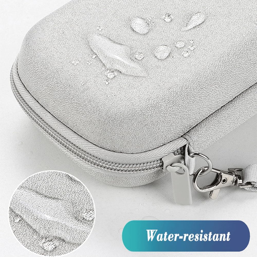 CAAORDKSO Hard Electronic Organizer Travel Case, Waterproof Shockproof Hard EVA Carrying Case for Power