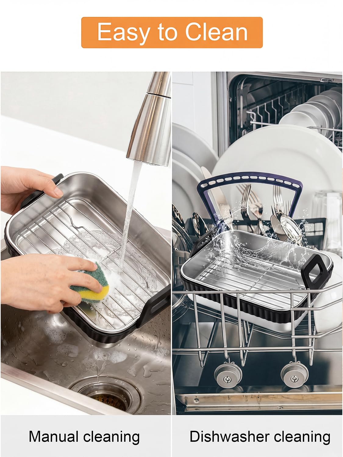 Edelstahl 304 Air Fryer Liner Compatible for Ninja DZ071/DZ550/DZ401, Reusable Airfryer Liners Accessories