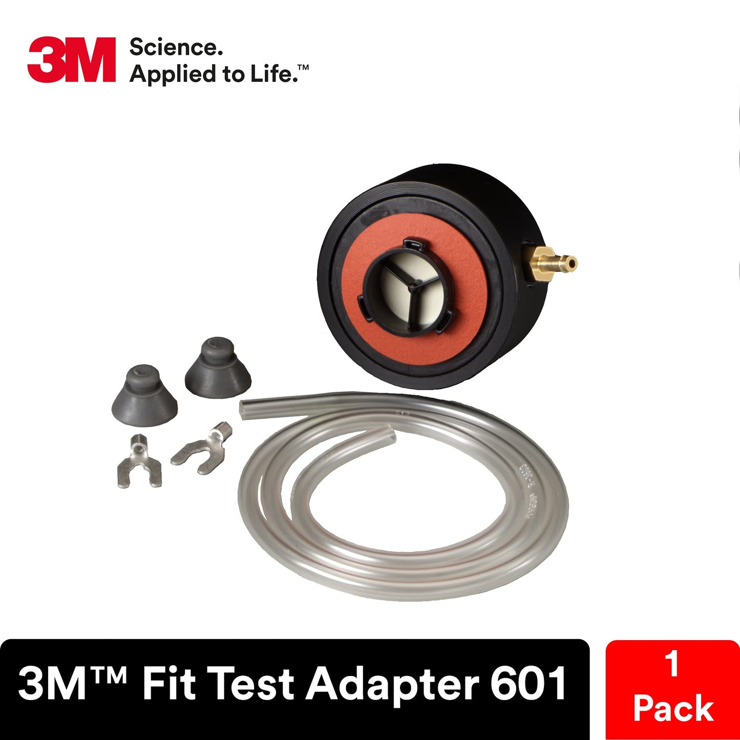 3M Fit Test Adapter 601, Pack of 1, Reusable Respirator Fit Testing, OSHA