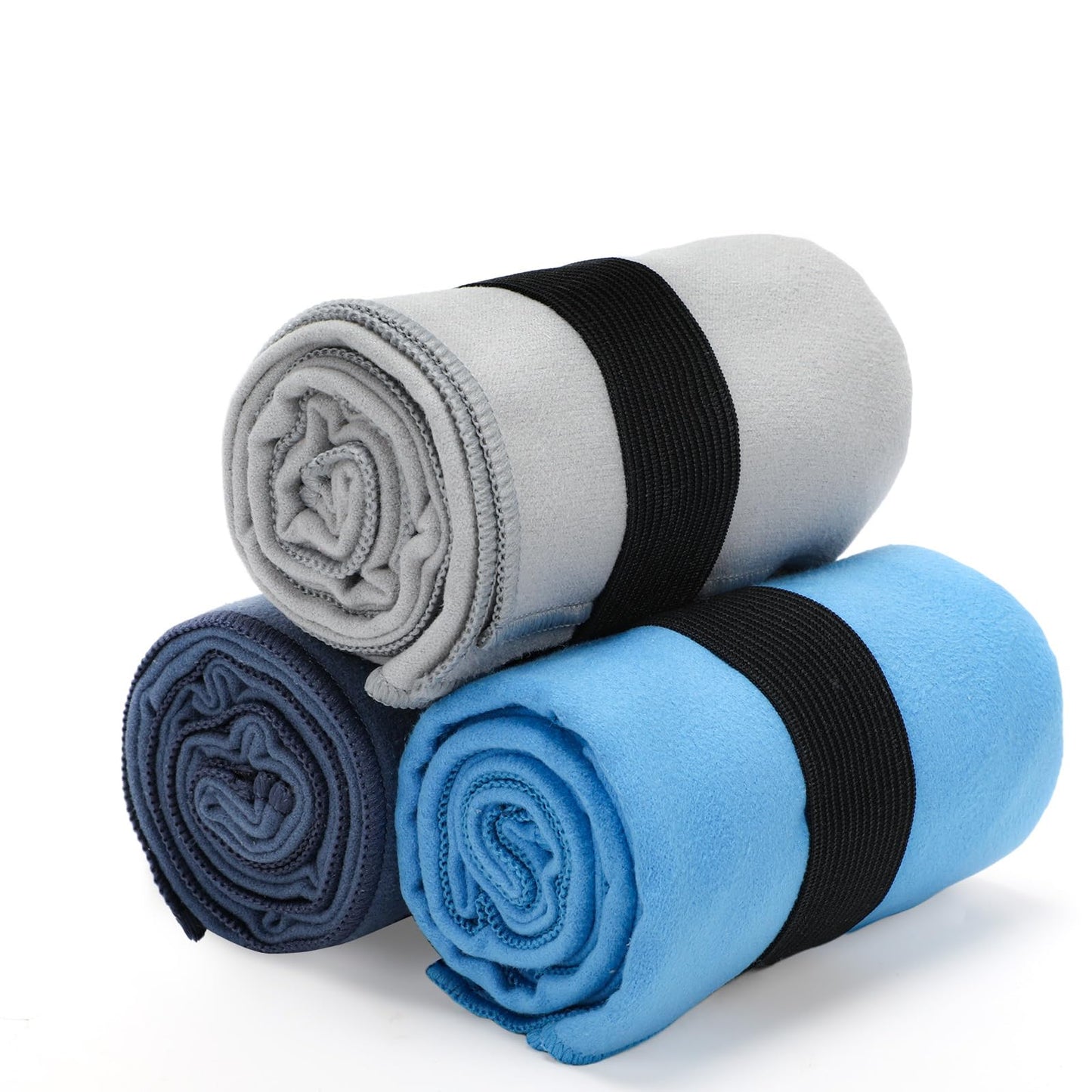 Yaozoon 3 Pack Gym Towel Men Women Quick Dry Microfiber Workout Gear for Body Sweat Sports Exercise Fitness Tennis Running Cycling Hiking Weight Lifting Yoga Towels(3 Pack)
