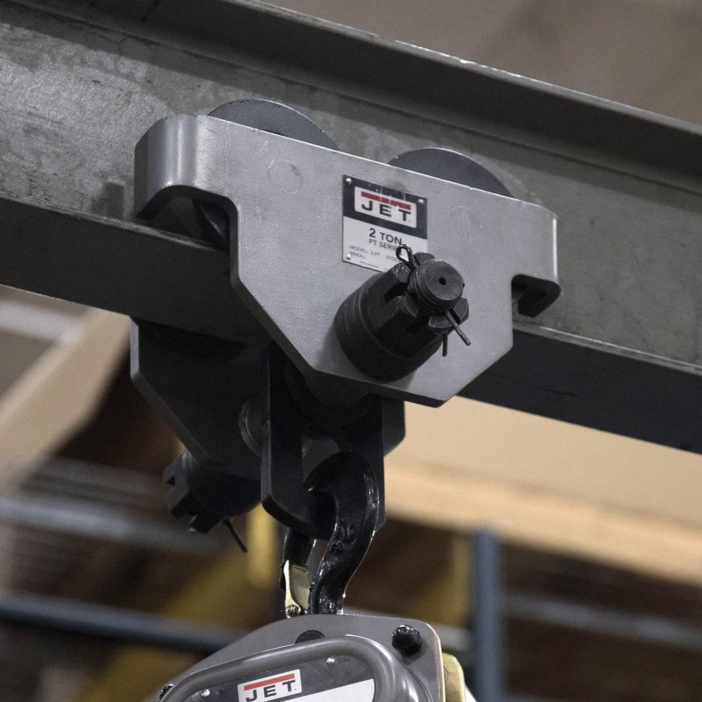 JET 1/2-Ton Heavy-Duty Manual Trolley (1/2-PT)