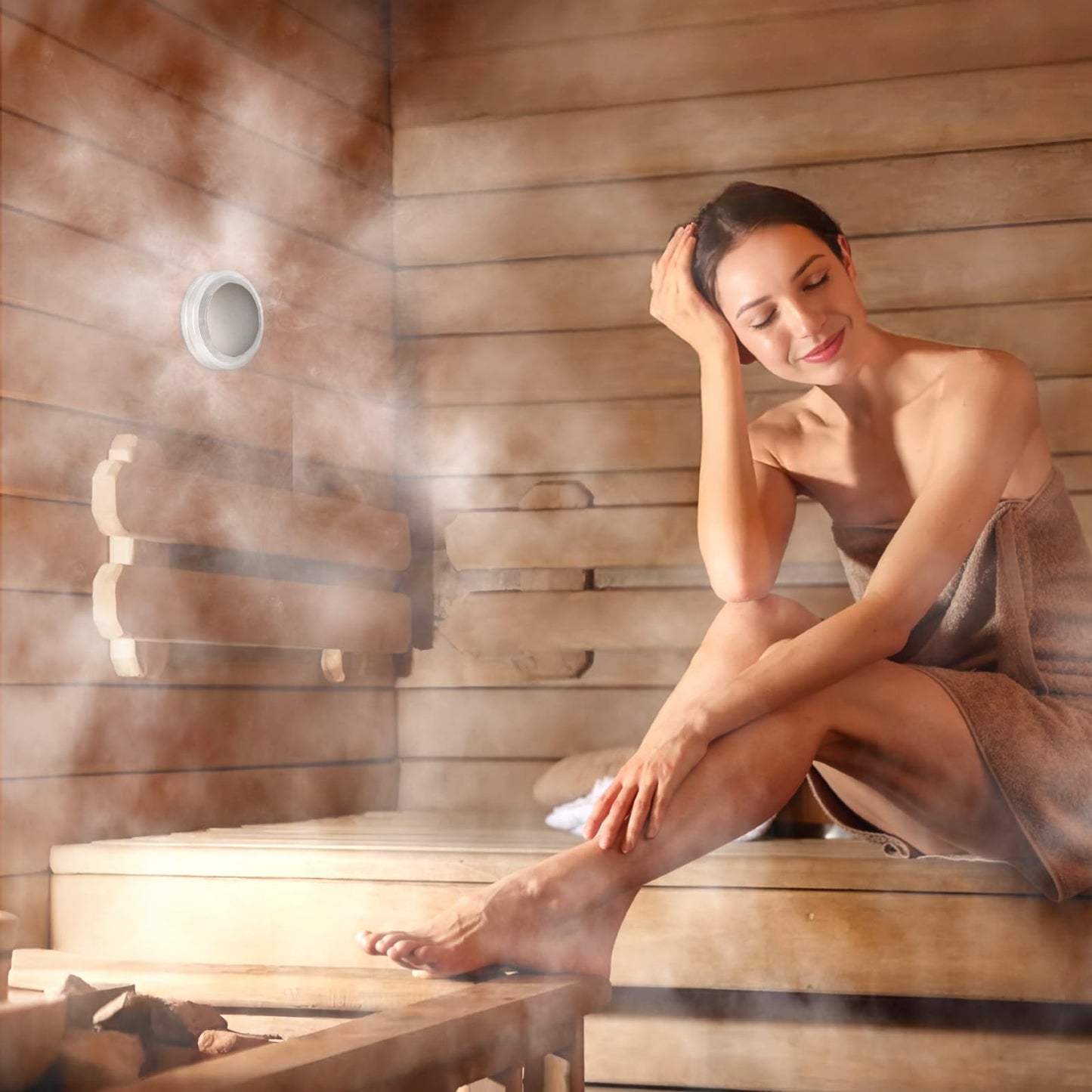 VEVOR Steam Generator, 7.5 kW Steam Shower System with Controller for Home Sauna & Spa, Commercial Auto Drain Kit with Overheat, Dry-Run & Overpressure Protection, 10min to 24h Timer, Black
