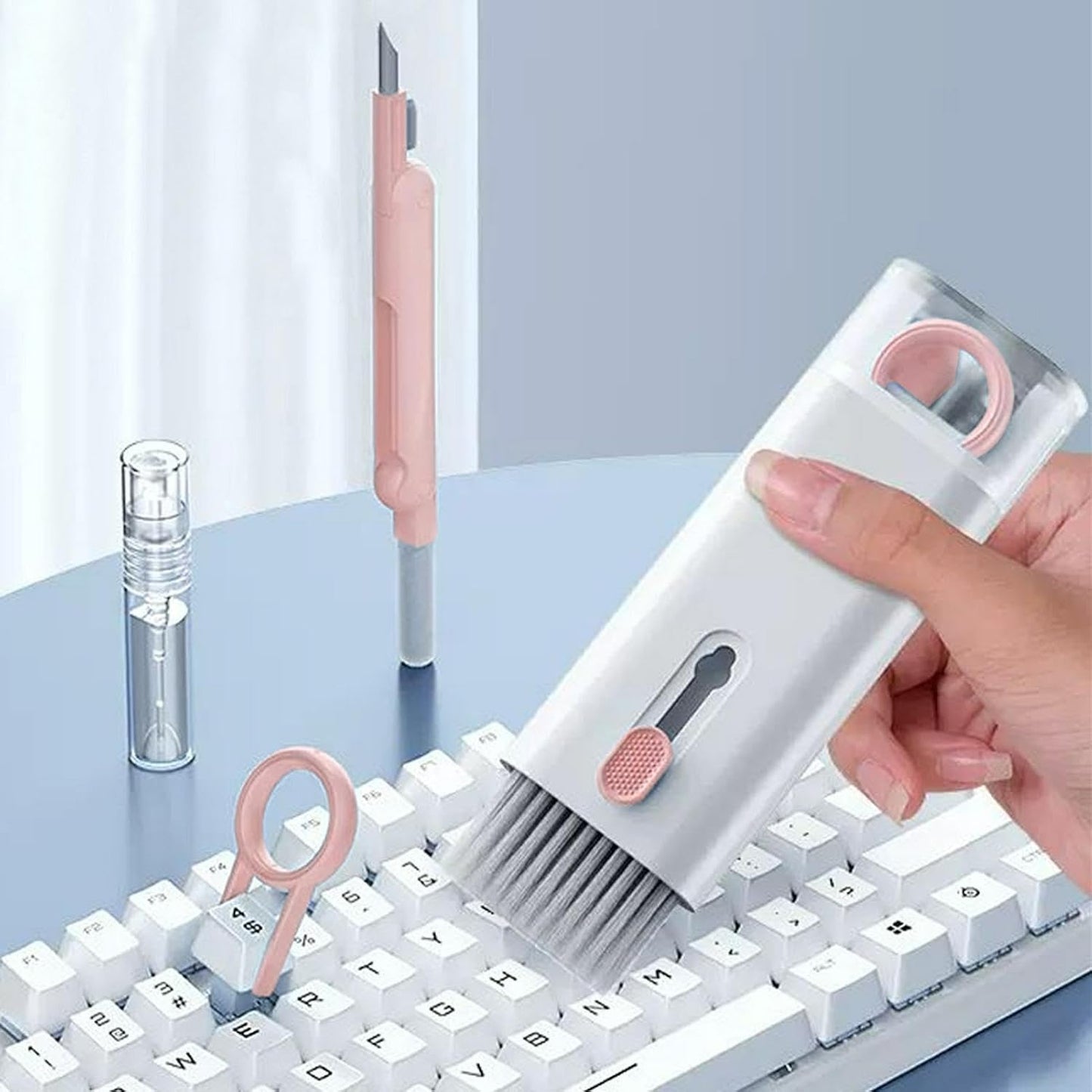 Loyanger 7 1 in Electronic Cleaner Kit,Keyboard Cleaner Laptop Monitor Computer Keyboard Brush for Earphones Mobile