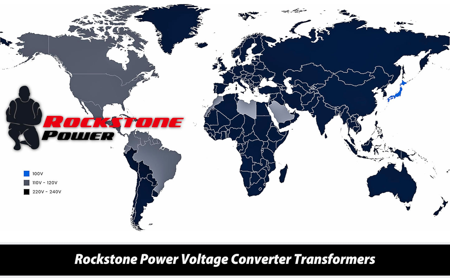 ROCKSTONE POWER 5000 Watt Voltage Converter Transformer - Heavy Duty Step Up/Down AC 110V/120V/220V/240V Power Converter - Circuit Breaker Protection – DC 5V USB Port - CE Certified [3-Year Warranty]