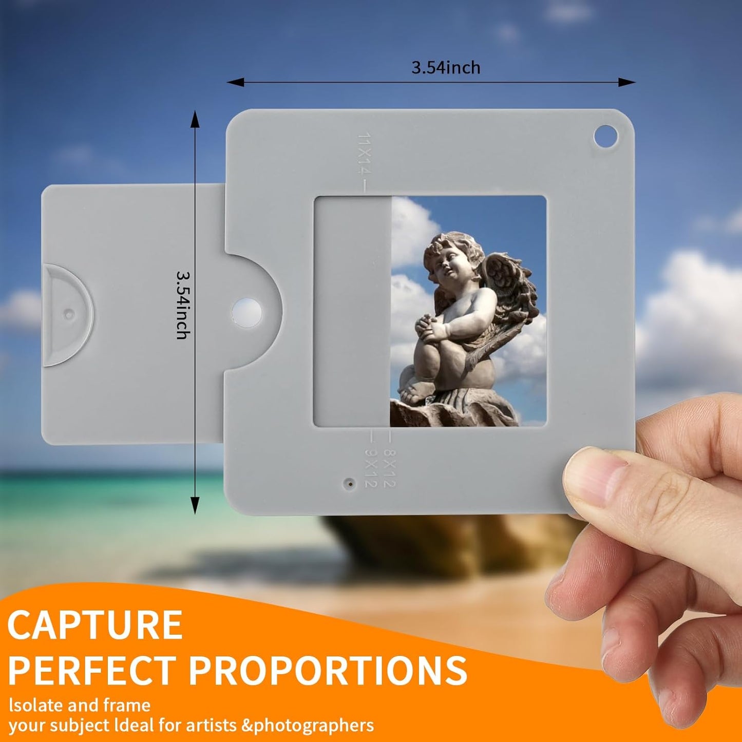 LiuLiXia View Finder, View Catcher with Sliding Mechanism for Photography, Drawing, Sketching