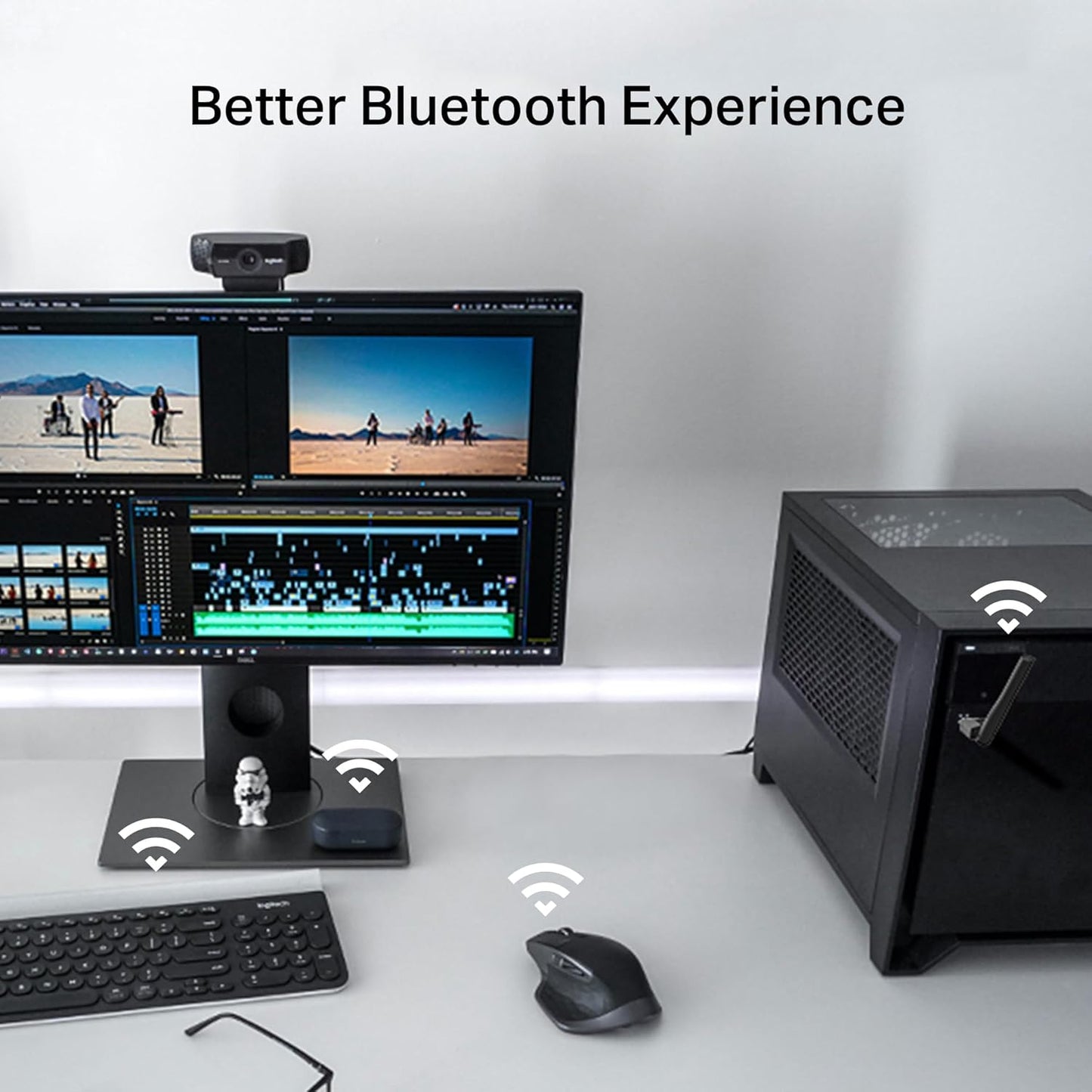 TP-Link 5.3 11/10/8.1/7 (UB500 USB Bluetooth Adapter for PC, Bluetooth Long Range Receiver, Plug and Play, Adjustable