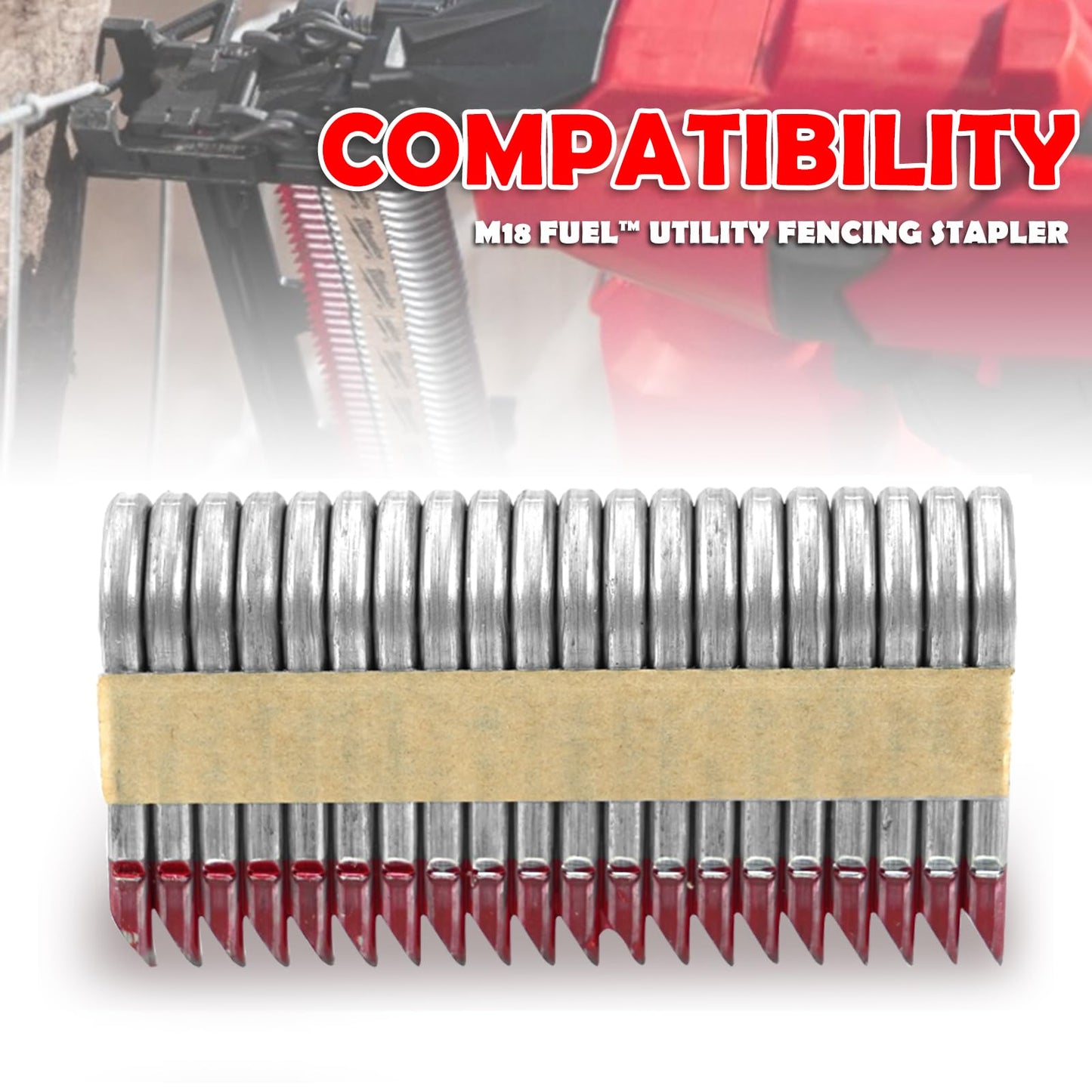 KOBSAINF 1-3/4" 9GA Galvanized Barbed Staple 960PCS