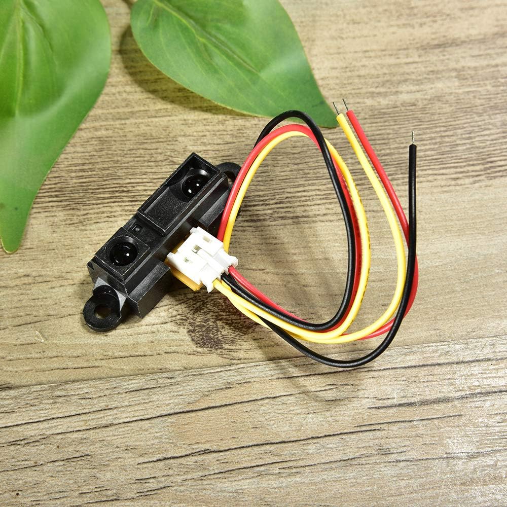 Comimark 1Pcs GP2Y0A21YK0F 10-80CM Sharp IR Analog Distance Sensor Distance Cable for Arduino
