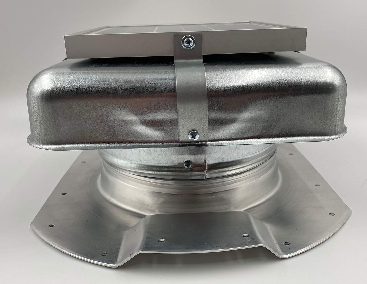 Solar RoofBlaster for 3.5" Ribbed Conex Shipping Container (Galvanized)