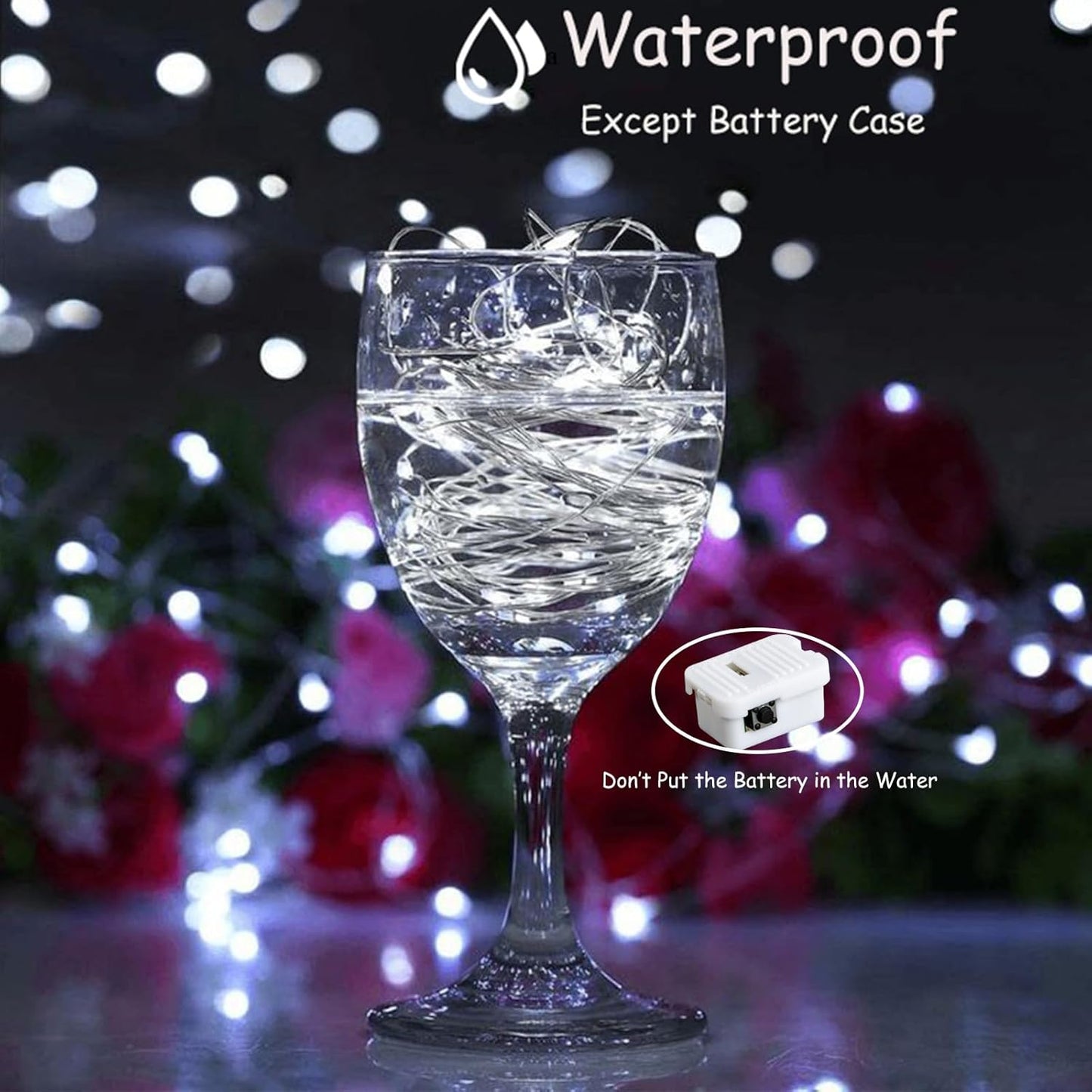 ZGWJ Fairy Lights - 12 Pack Battery Operated Twinkle String Lights | 20 LED, 7FT, Waterproof for Indoor & Outdoor Decor