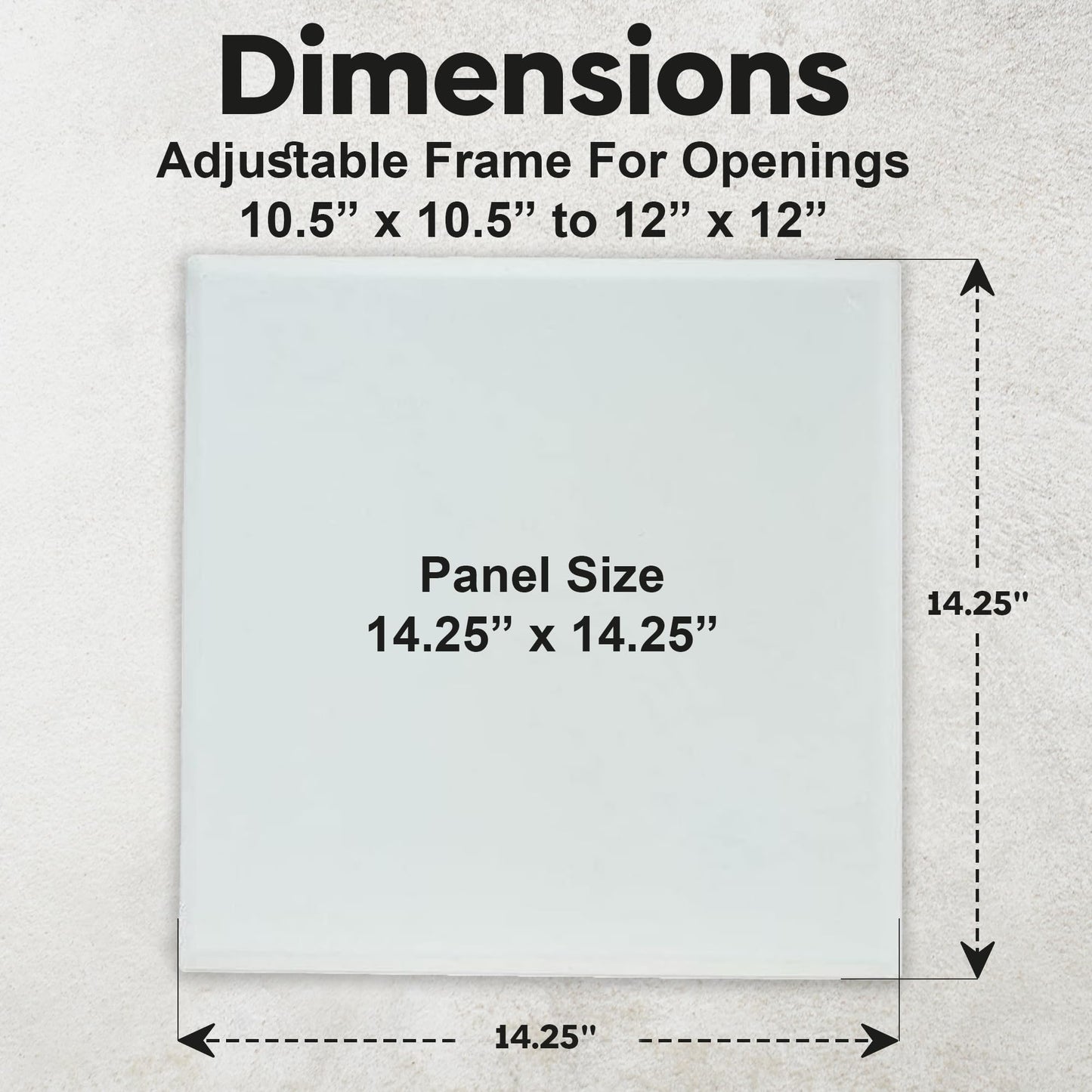 Best 10.5” x 12” Magnetic Wall Access Panel with Adjustable Frame, Flexipro Flush Universal 20-Gauge Steel Access Door for Drywall/Ceilings, No Flange LEED Compliant Drywall Panel, AMZ-BA-FLE-PRO