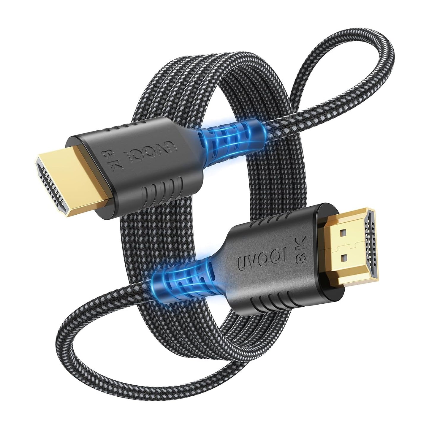 15 Cable,15 2.1 Cl3- 8K 48Gbps, CL3 2.3, HDR10+ PS4/PS5, FT HDMI HDMI Shielded Long Cable with Ultra High Speed HDMI