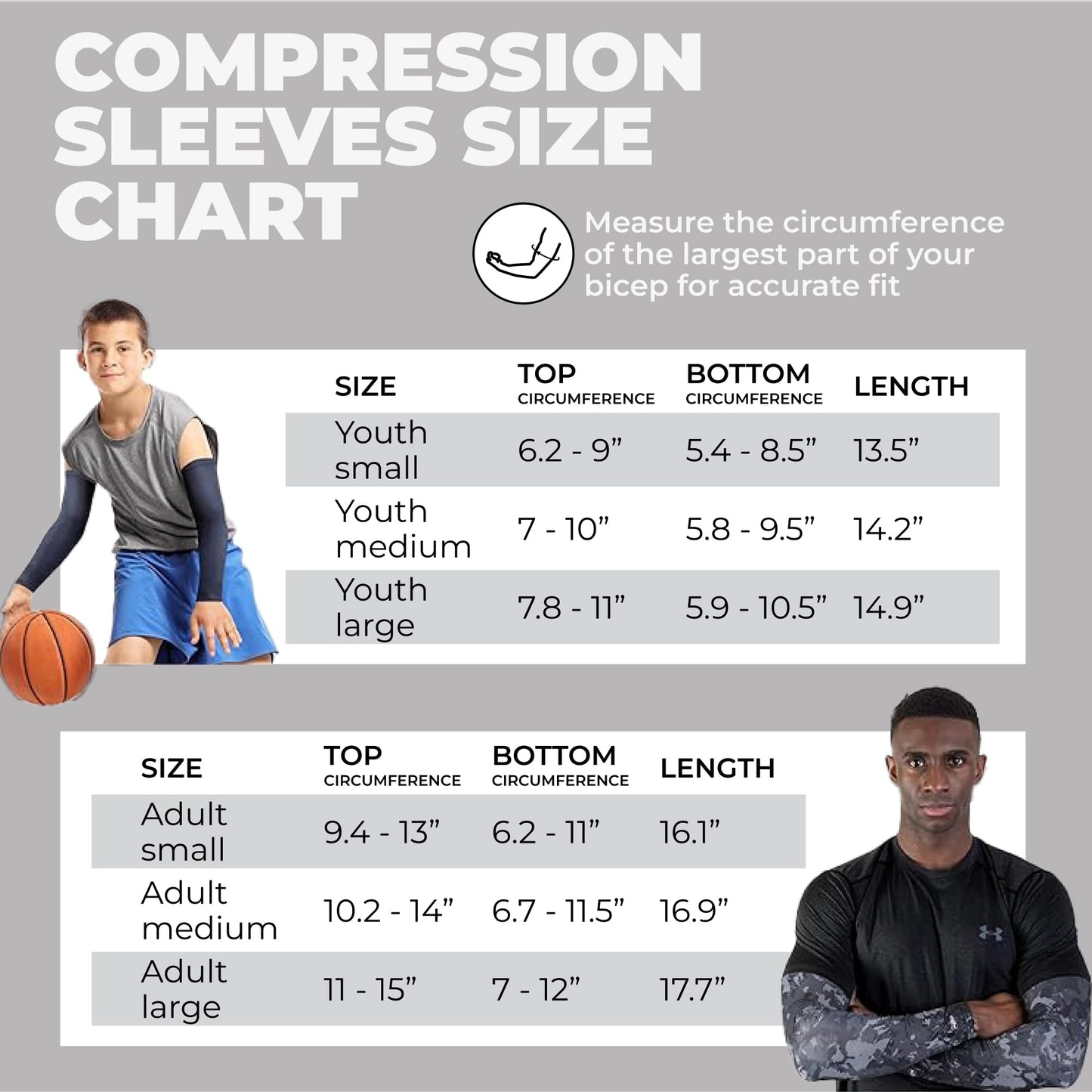 Tough Outdoors Baseball Arm Sleeve Youth & Adults - Compression Arm Sleeves for Kids Boys & Girls Men & Women - Football