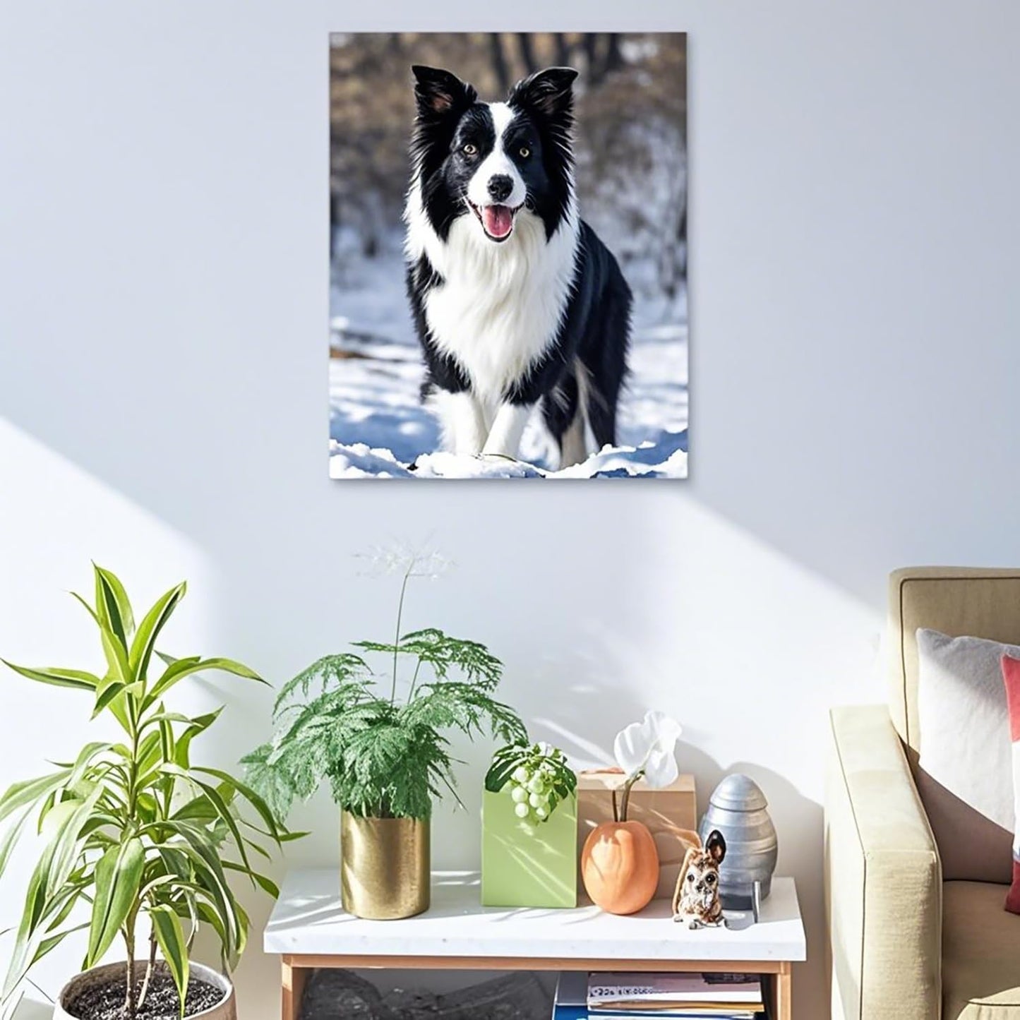 Personalized Canvas Print by [Brand Name] - Custom Photo Wall Art for Bedroom & Living Room | 16" W x 24" H