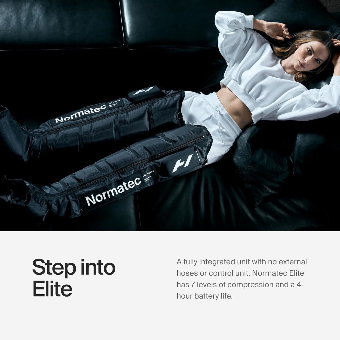 Hyperice Normatec Elite Legs Size Standard - Dynamic Air Compression Massage - Helps Increase Circulation in Legs, Reduces Muscle Pain and Aches and Improves Recovery Time Post-Workout