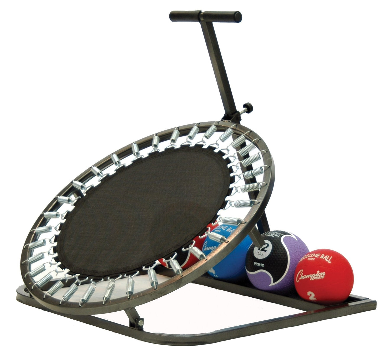 Champion Sports Medicine Ball Rebounder – Adjustable Angle, Steel Frame, Neoprene-Grip Handle, Rehab, Home, Gym Workout, 36" L x 39" W x 42" H, 28" D, Balls Sold Separately