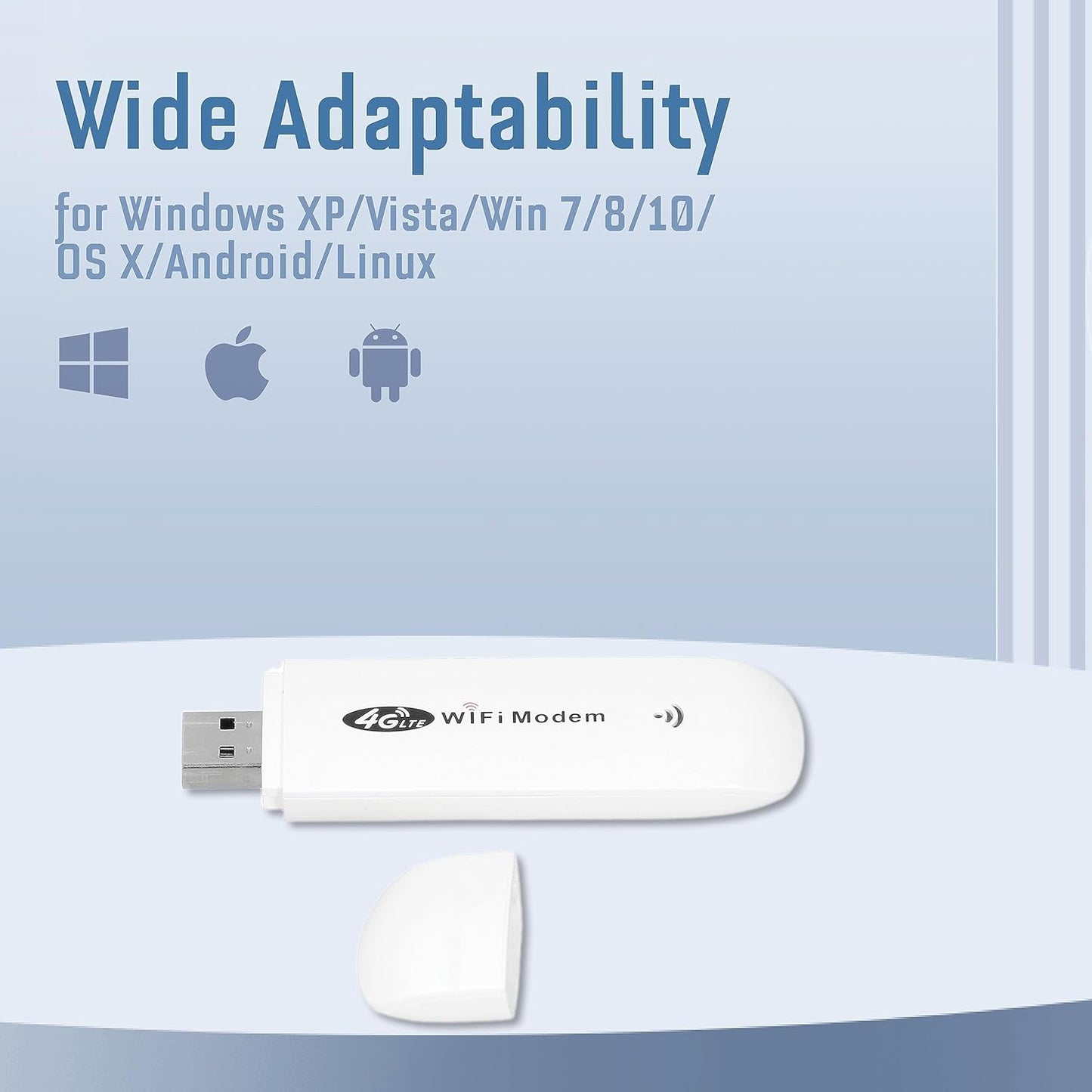 Sanpyl 150mbps 4G 10 7/8/10, USB Adapter, LTE TDD FDD GSM Mini Router with LED Indicated, Modem Dongle with SIM Card