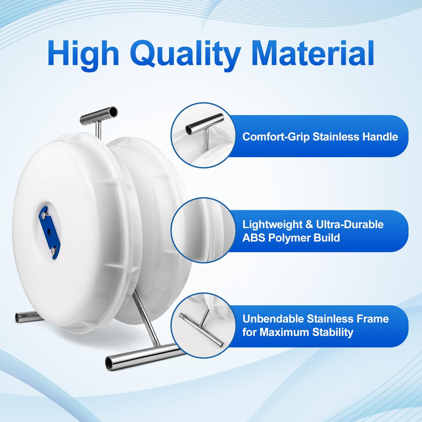 415D Wire Dispenser Wheel, 2 Reel Wire Dispenser Kit Cable dispenser Wheel for 250 Foot Rolls of 14/2, 14/3, 14/4, 12/2, 12/3 and 10/2