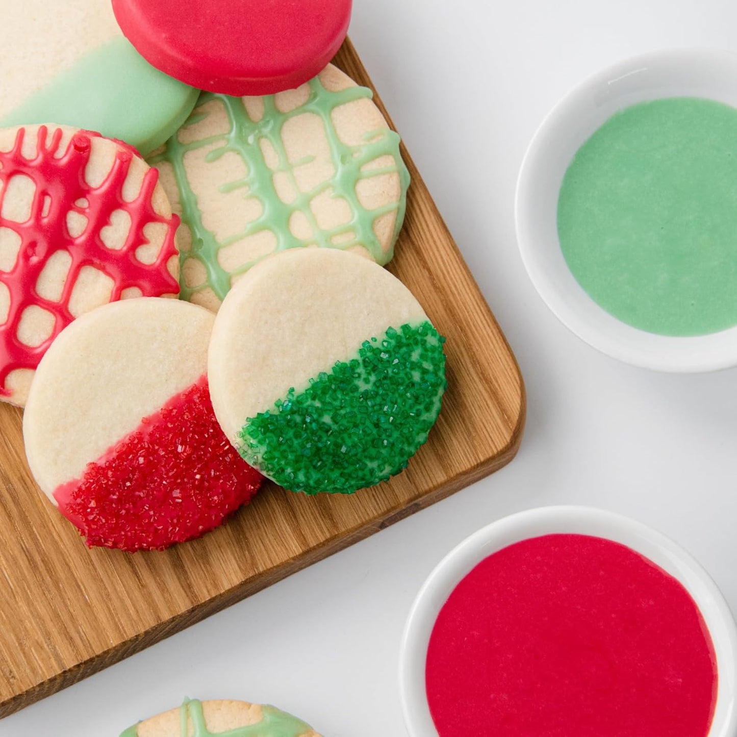Skiennix Dye Free Christmas Food Coloring Set - 3 Natural Colors (Berry Kiss Red, Leaf Green, Winter Blue) | Perfect for Baking, Frosting & Desserts