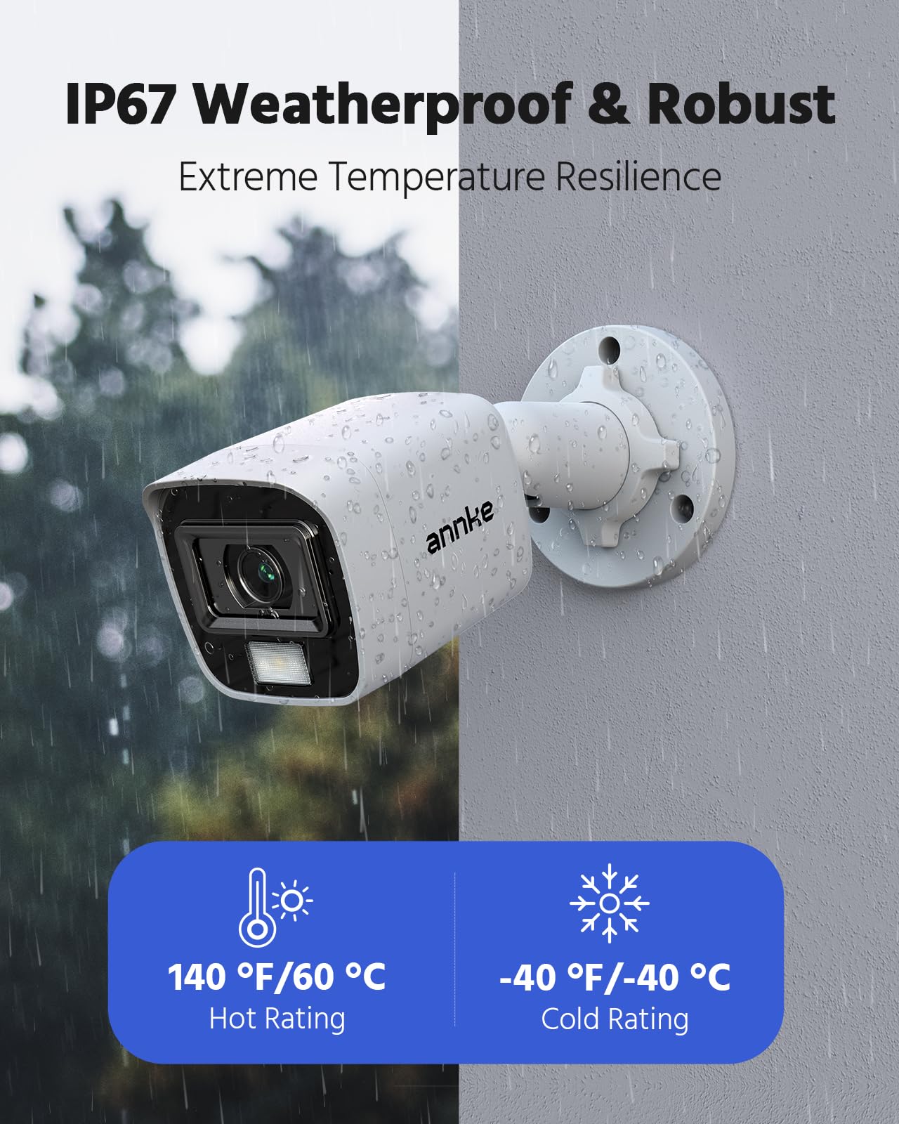 ANNKE 4 Packed 2.0MP 1080P 1920TVL Wired Security Camera Kits, HD TVI Add-on Outdoor CCTV Cameras, Smart Dual Light, IP66 Weatherproof Housing, Home Surveillance Bullet Cam