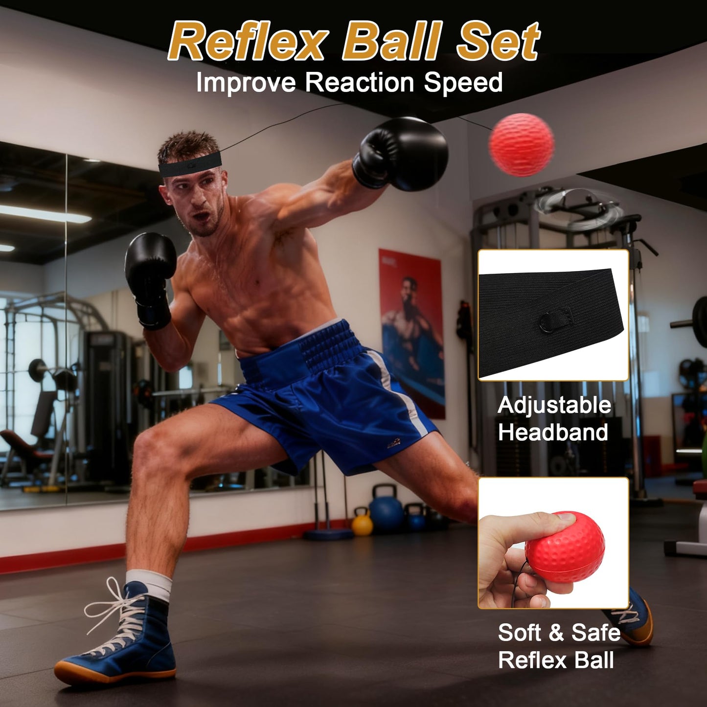 Vobab Freestanding Puncing Bags for Adults Teens, Heavy Bag with Stand Boxing Bag with Boxing Gloves, Electric Air Pump, Reflex Ball, 70" Kickboxing Bag for Training MMA Muay Thai Gym