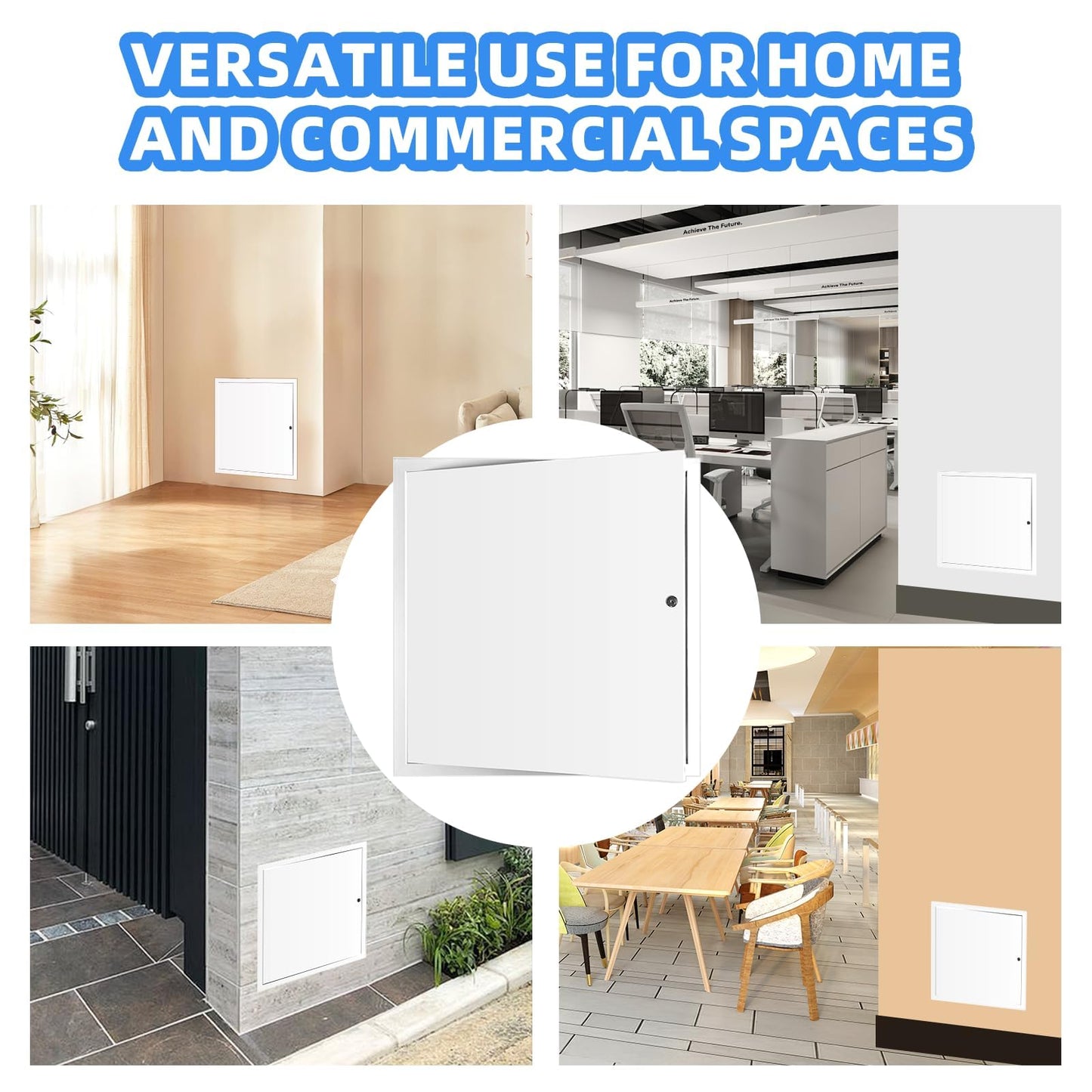 22" x 22" Metal Access Panel, 1MM Thickened Access Panel for Drywall, Aluminum Access Panel for Walls and Ceilings, Rust-Resistant and Easy-to-Install Drywall Access Panel