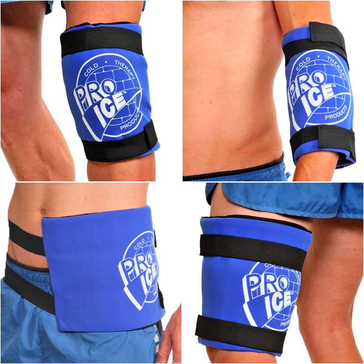 Pro Ice Cold Therapy Ice Pack Body Wrap for Knee, Arms, Hip or Back + Ice Pack Insert for PI 400 & PI-401