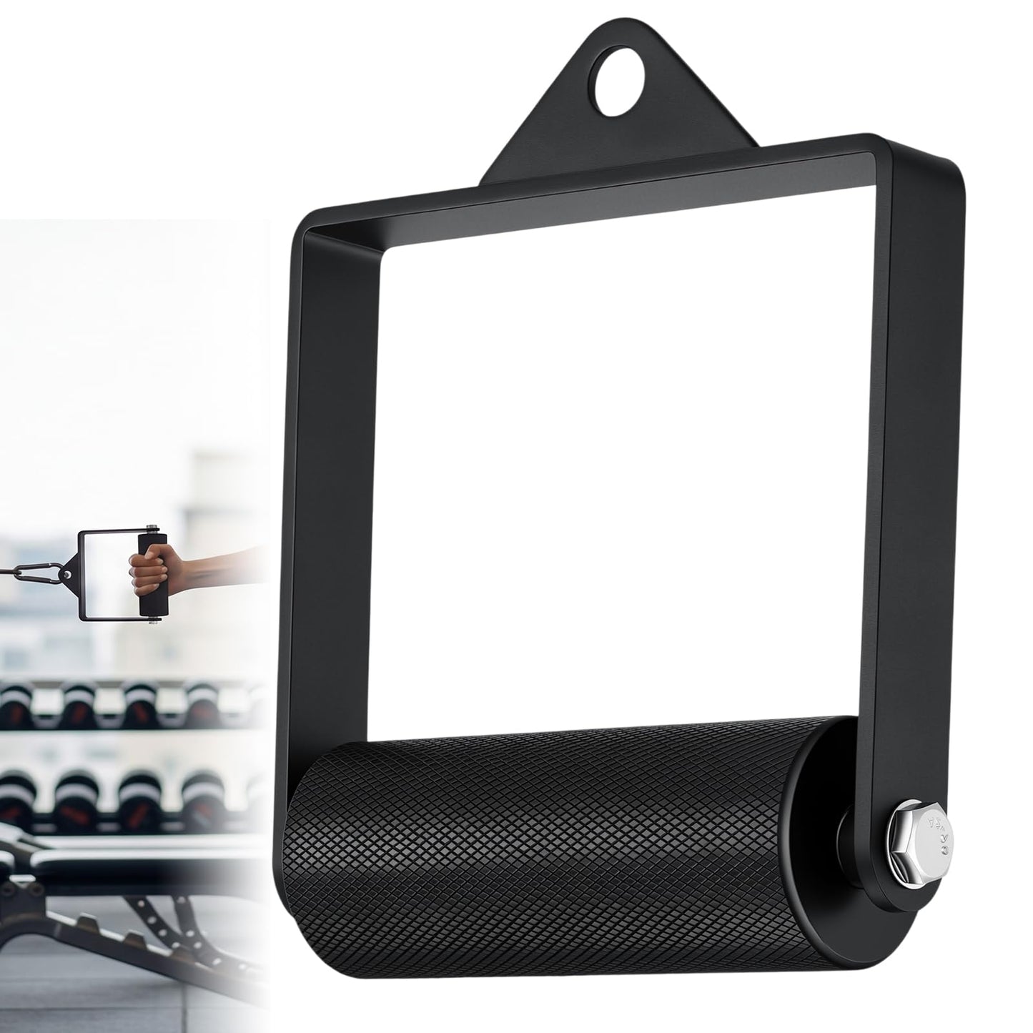 Soulchen Gym Fitness LAT Pulldown Attachments, Cable Machine Attachments for Home Gym, Multi Grip Strength Training Handles for Back Arms Workout Equipment