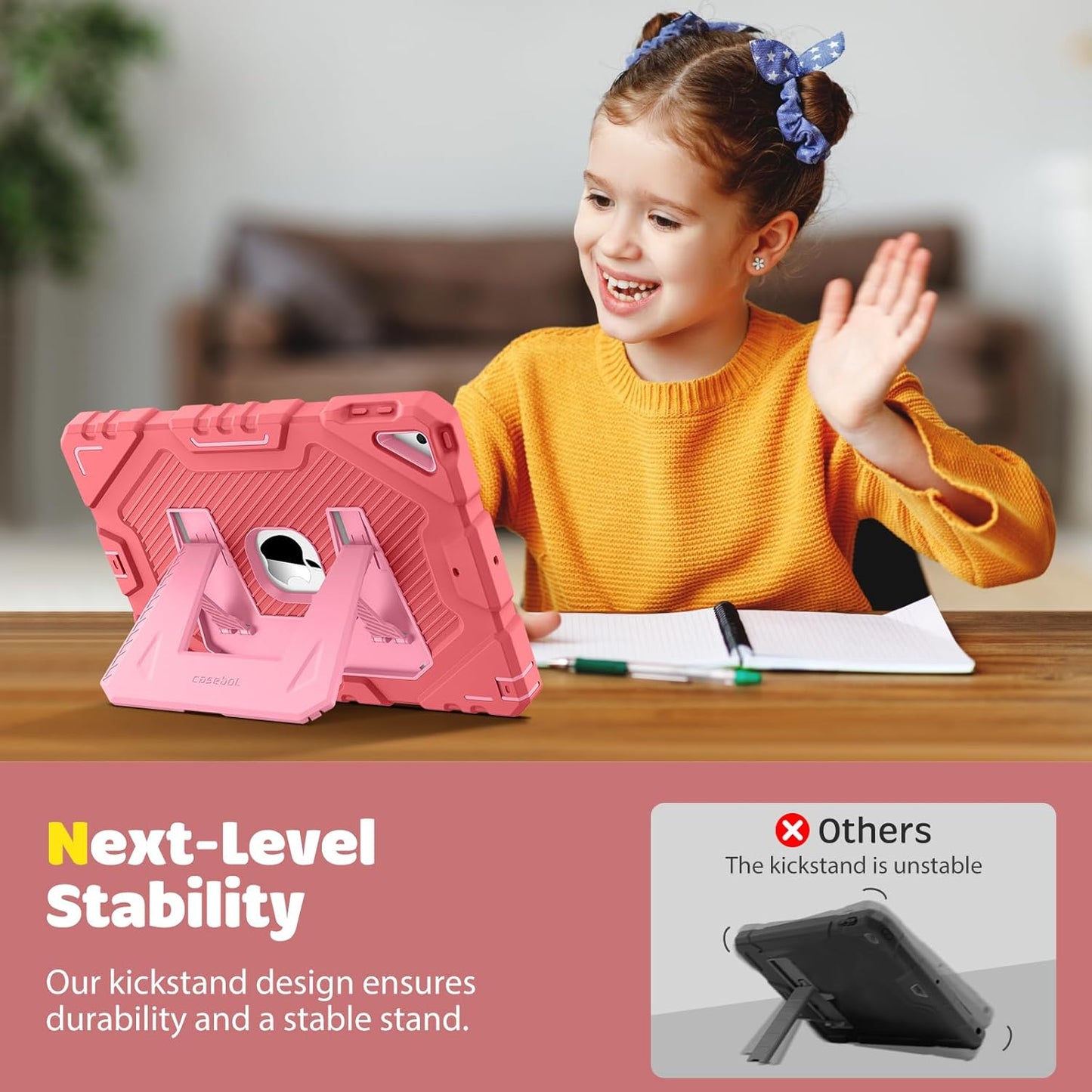 FINTIE 9th (2021) 8th (2020) 7th (2019) 10.2 Inch, Case for iPad Generation / Generation / Gen Fully-Body Rugged Heavy