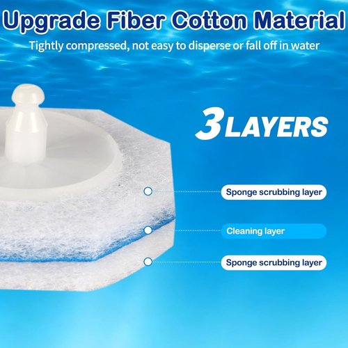 Clorox Toilet Wand Refills - 50 Count 3-Layer Thickened Brush for 5X Cleaning Power | Fresh Fragrance, 360° Efficiency