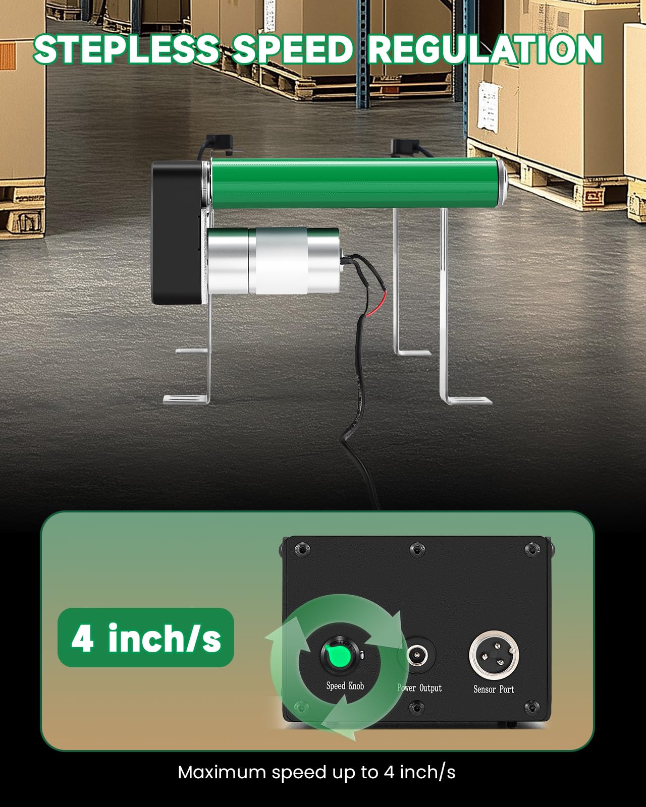 Moonshan Belt Conveyor 39 inch Conveyor with Sensor, Multi Operation Program, Desktop Version Step-Less Speed Adjustment PVC Belt Conveyor for Packaging Factory, Production Line, Home