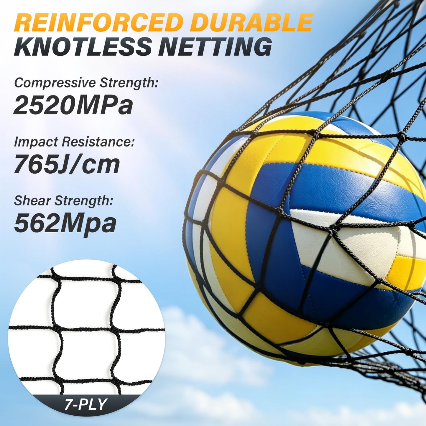 Volleyball Training Net Equipment System, Freely Adjustable 2-in-1 Volleyball Practice Net for Serve Spike Hitting Training, Stable Frame Fast Setup Portable Volleyball Net for Backyard Indoor Outdoor