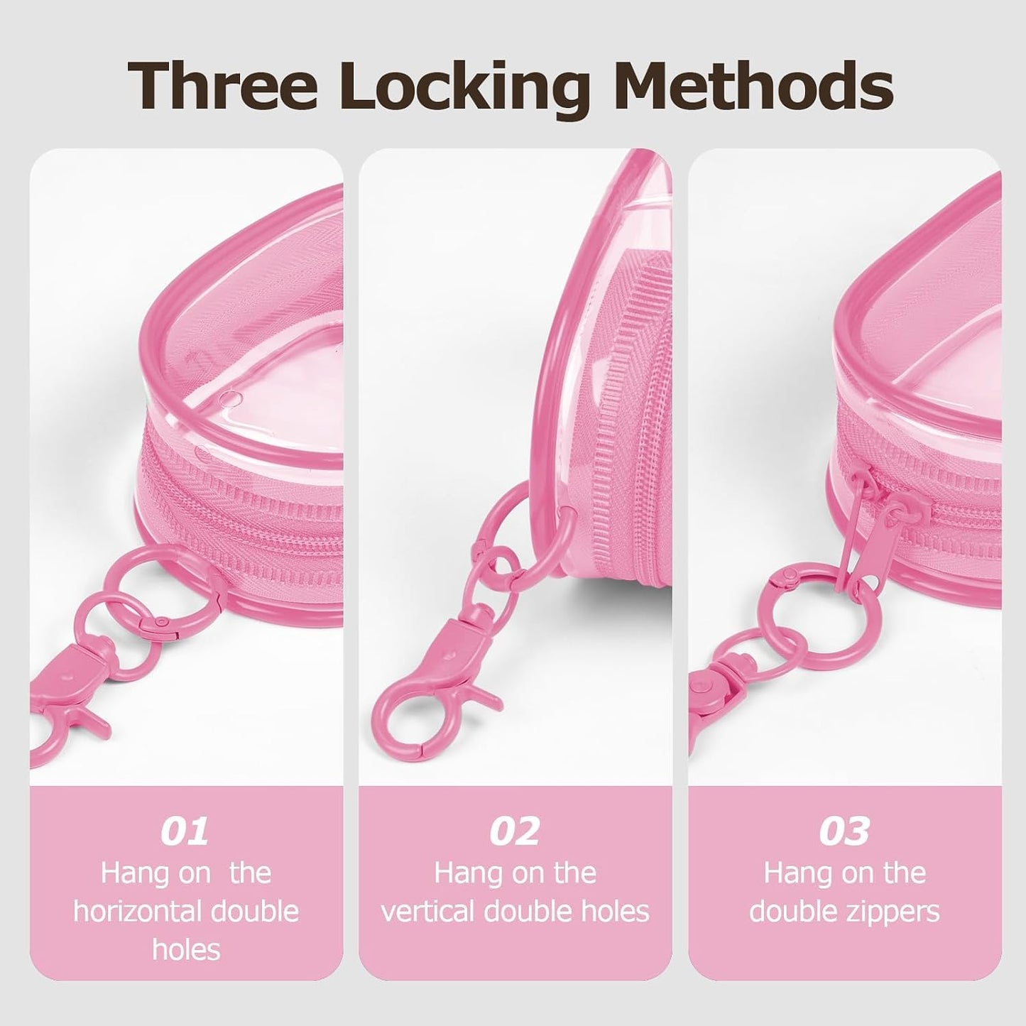 1|2|4 Pack 1Pack) Linsaner Storage Bag for Organizing Data Cables, Earphone, Chargers, Keys, Change, Blind Box Doll