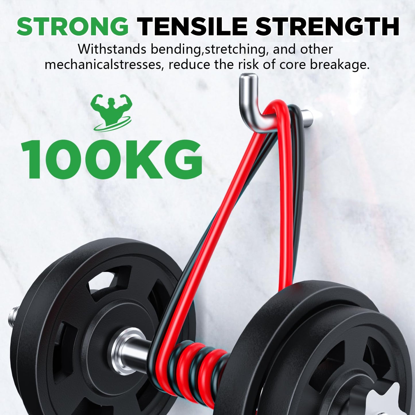 Vansdon 10AWG Solar Wire 150FT,Solar Extension Cable Tinned Copper PV Wire for Outdoor Camping RV Solar Panels Inverter Automotive Boat Marine(Black+Red)