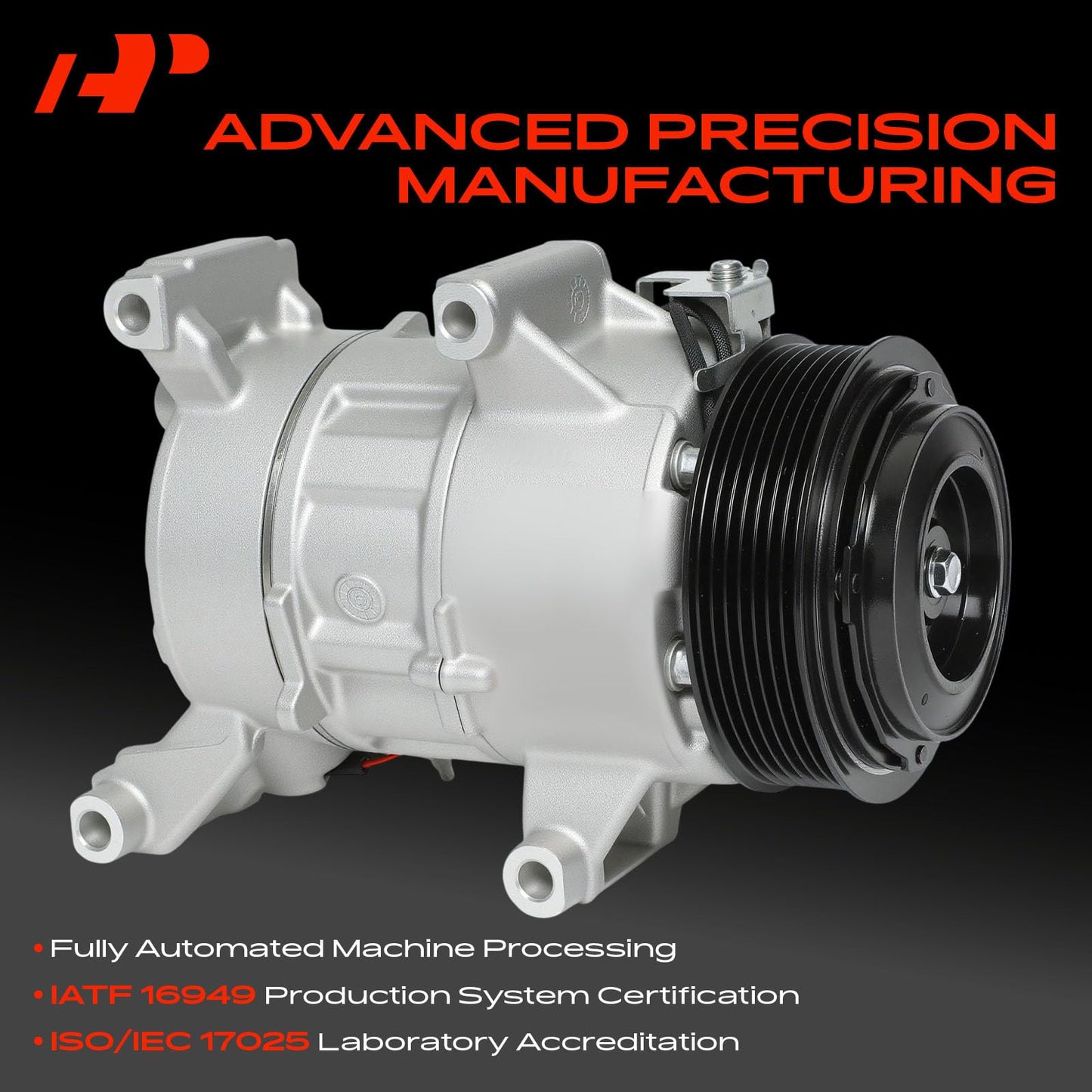 A-Premium Air Conditioner AC Compressor with Clutch Compatible with Honda Accord 1.5L 2018-2022, with 110mm Pulley