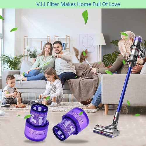 Dyson V11 Replacement Filters - Compatible with V11 Torque Drive & V15 Detect | 2 Pack