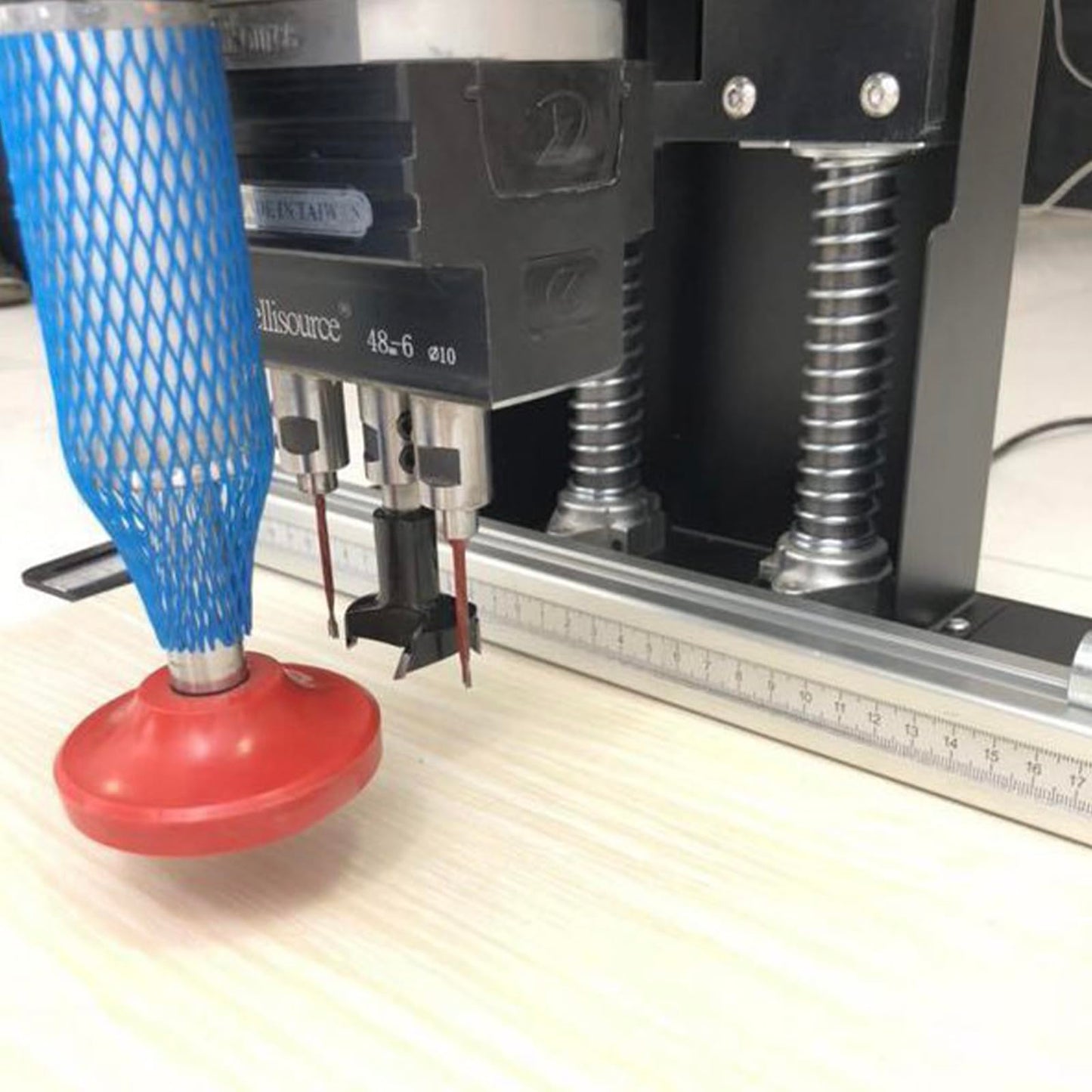 Hinge Boring Machine, Portable Hinge Drilling Machine for Woodworking, 1100W 2880RPM Hand-Held Hinge Drilling Machine 0-40mm Depth Adjustable with Scale 110V