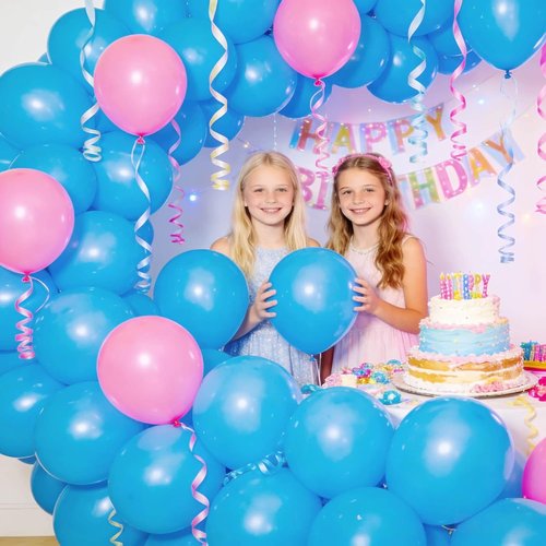 Light Blue Latex Balloons by [Brand Name] - 110 Pack, 12 Inch for Birthday & Wedding Celebrations