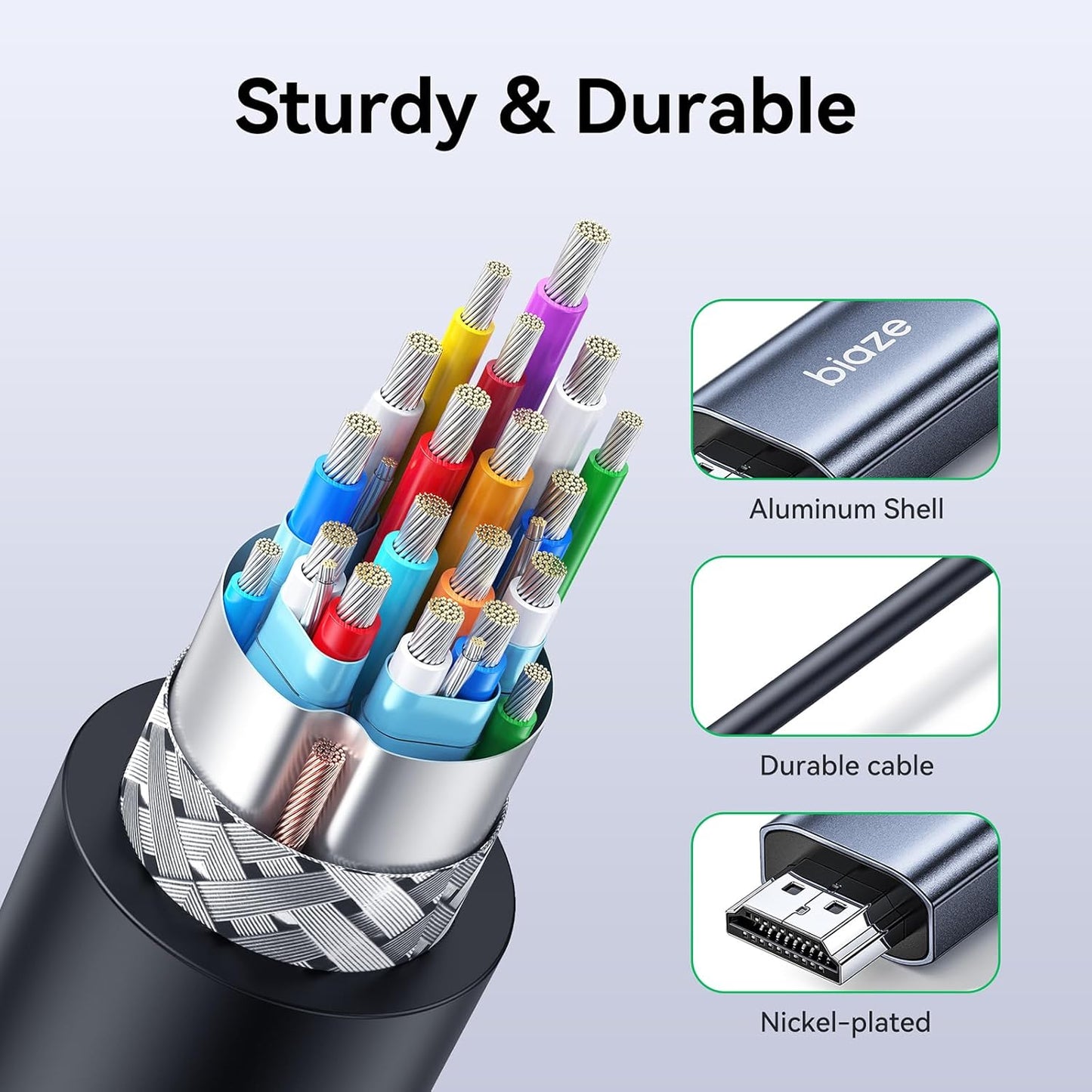 3.0 5Ft, 1080P@60Hz 5Gbps Laptop/PC/PS5/Xbox/Switch USB to HDMI Cable USB to HDMI Adpter High Speed for Connecting