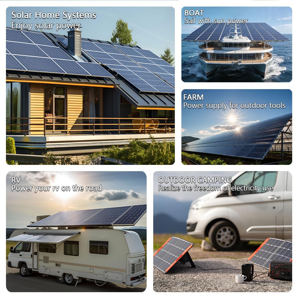 Y&H 7200W Solar Hybrid Inverter 48V DC to AC120V/240V Split Phase Pure Sine Wave, 150A MPPT Controller, UL1741, Supports Battery-Free,Off-Grid for Home/RV/Cabin, W i-Fi Remote, BMS Lithium Compatible
