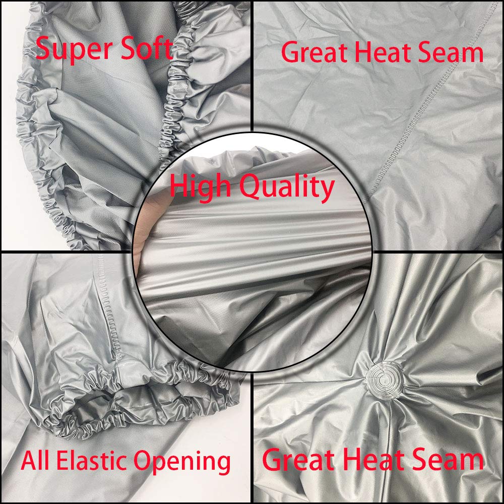 DawnBreak Sauna Sweat Suit for Women/Men Exercise Weight Loss Gym Fitness Workout Silver - L