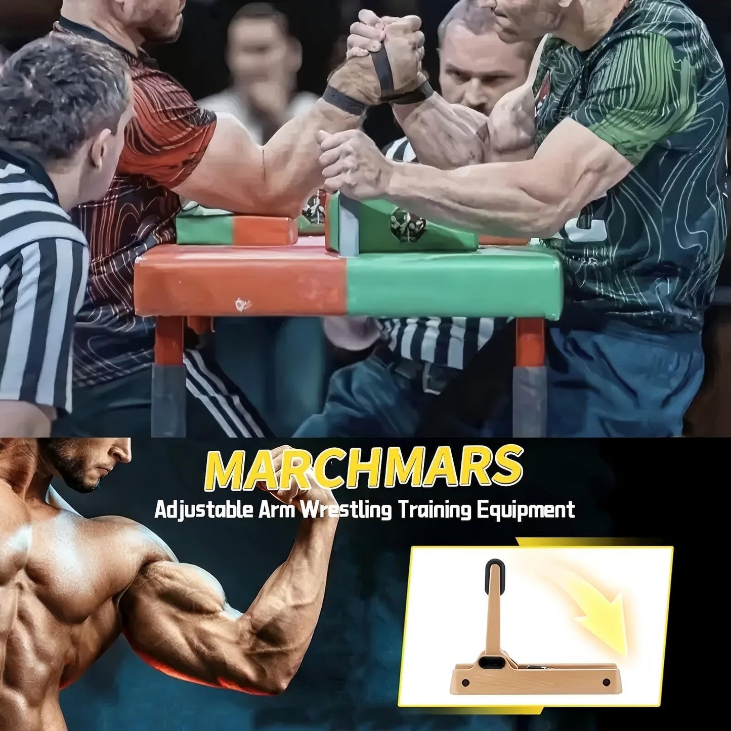 Workout Armwrestling Training Equipment Forearm Strength Trainer Strength Training Equipment Arm Trainer Wholesale Wrist Strengthener with Adjustable Hydraulic Resistance (Levels 1-12)