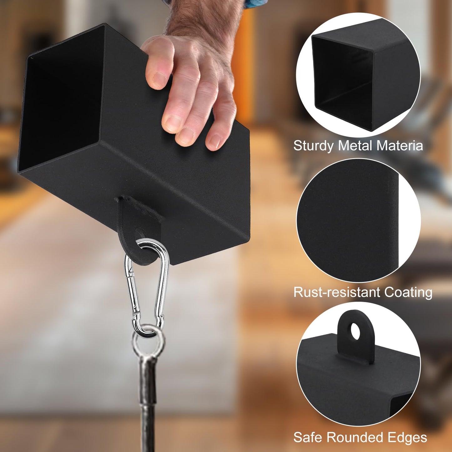 Block Strength Set, Workout Climbing Power Grip, Hand Grip Tool For Cable Machine, Forearm Finger Exerciser With Loading Pin, Strengthener Equipment Climbing Training