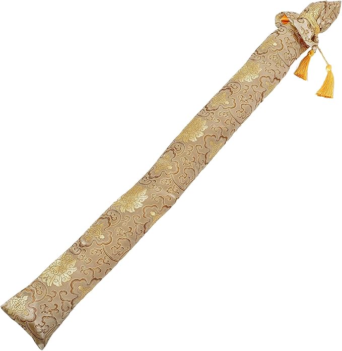 Silk Bag, Katanas Wakizashi Cover Carry Bag Chinese Taichi Carrying Bag Cover Case Pouch with Golden Tassel for Cosplay