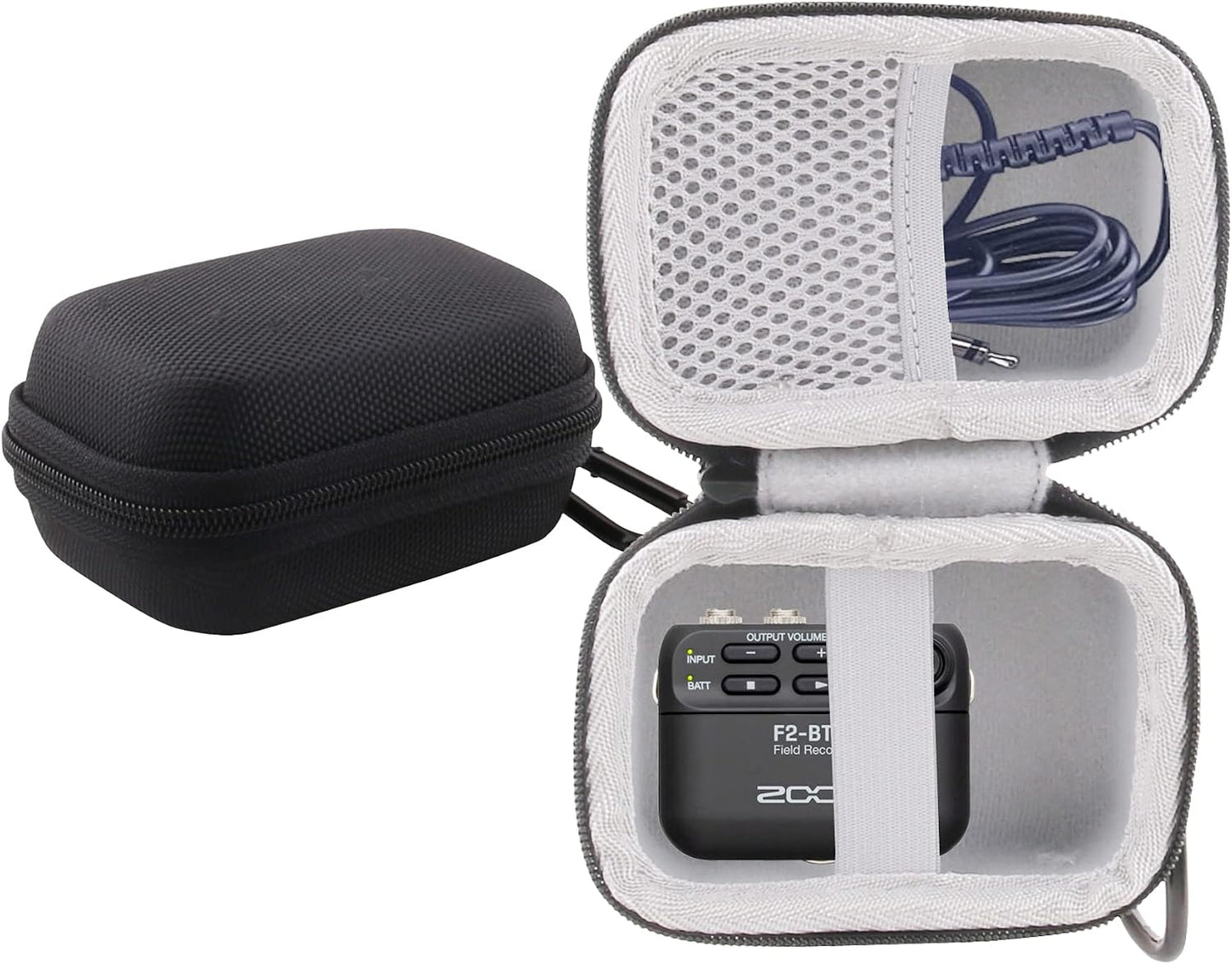 WERJIA F2/Tascam DR-10L/DR-10L Hard EVA Travel Case Fits Zoom Pro Portable Digital Audio Recorder(black)