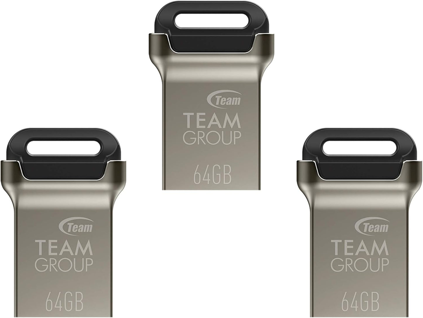 TEAMGROUP C162 64GB 3 Pack 3.2 1 3.1/3.0 100MB/s TC162364GB19 USB Gen USB Mini Fits Metal Read Flash Thumb Drive