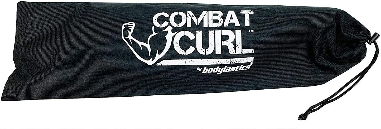 Bodylastics Resistance Band Bar, Curl Bar With Non-Slip Rubber Grip, Ultra-Strong Steel Exercise Bars for Home Workouts, Workout Equipment for Women & Men, 3 Connection Points, Withstands Up to 300lbs